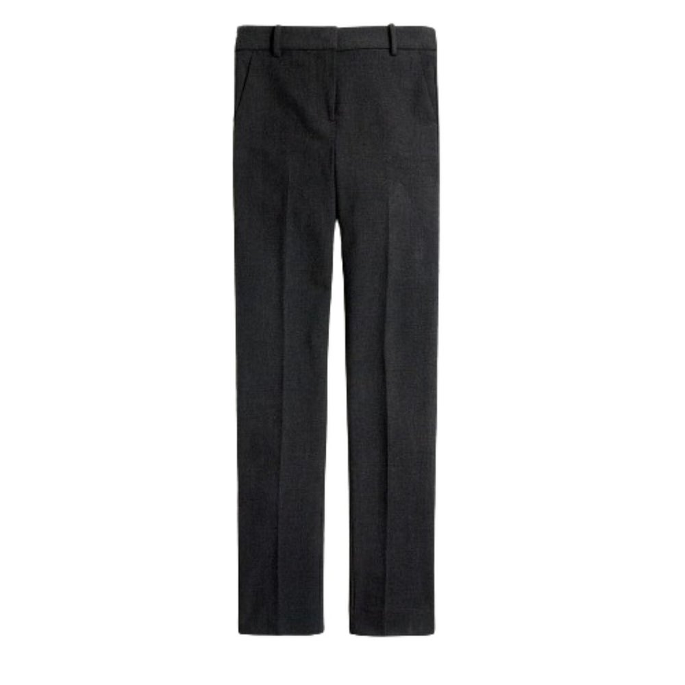 NWT Womens Size 6 6x30 1/2 J. Crew Gray Full-Length Ruby Pant in Stretch Twill